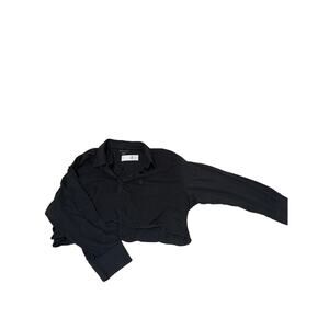 American Eagle Collared Crop Long Sleeve Size XXL